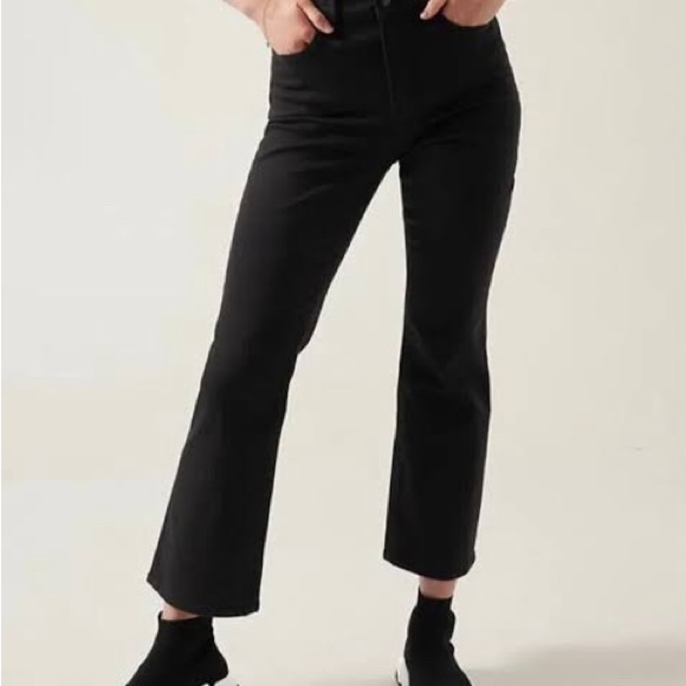 Athleta Flex Kick Flare Jean in Black